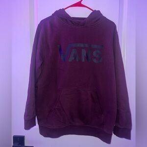Vans Unisex Burgundy Hoodie